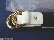 White Croc Handles w/ Gold Hardware