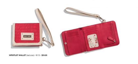 Red Croc Wristlet/Wallet